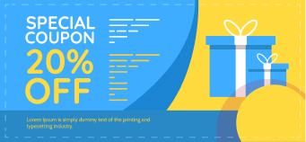 Ilustrasi voucher template2